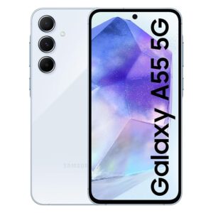 Samsung Galaxy A55 5G (Awesome Iceblue, 8GB RAM, 256GB Storage) with Other Offers