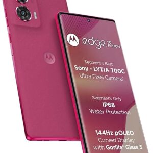 Motorola Edge 50 Fusion 5G (Hot Pink, 12GB RAM, 256GB Storage)